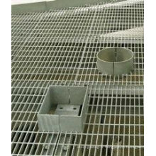 Caillebotis en acier galvanisé à chaud pour plancher de plate-forme de structure en acier